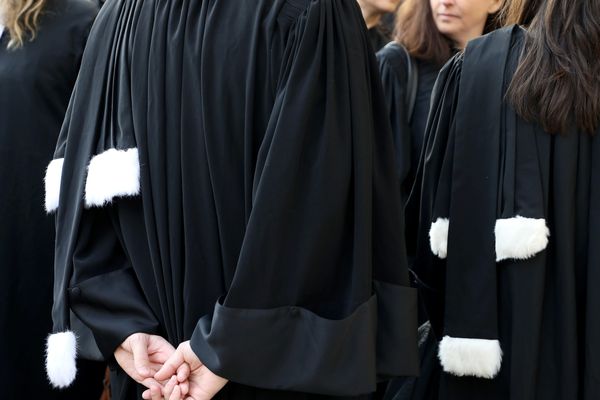 Rassemblement du barreau à Blois, vendredi 30 novembre. PHOTO D'ILLUSTRATION.