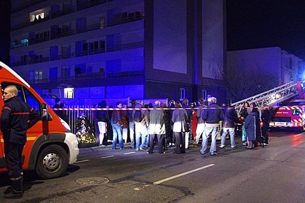 Les habitants évacués dans la nuit rue Gosset, dans la nuit lundi 3 février