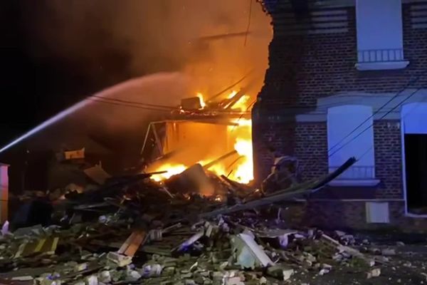 Une explosion a soufflé une maison dans la commune de Tergnier.