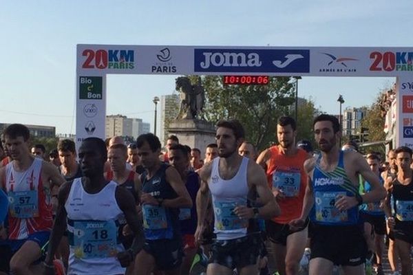 Départ des 20 km de Paris ce matin à 10 heures.