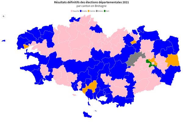 Les résultats définitifs des élections départementales 2021, canton par canton.