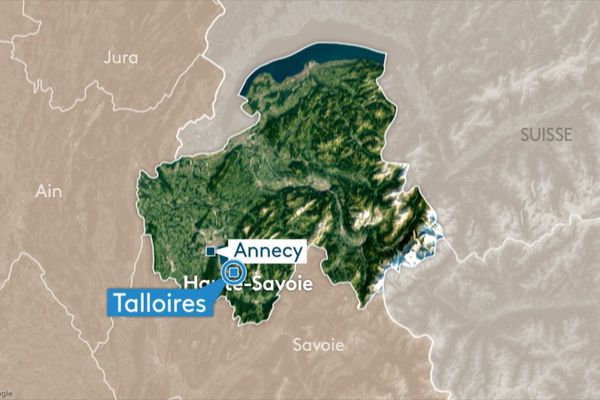 L'accident s'est produit sur le lac d'Annecy au niveau de la commune de Talloires-Montmin