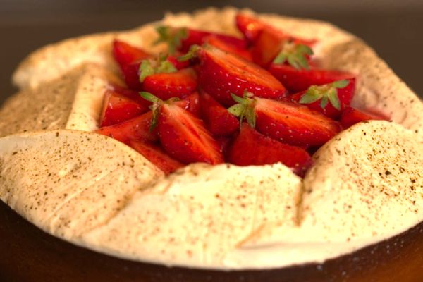 La tarte aux fraises revisitée par Elodie Condemi.