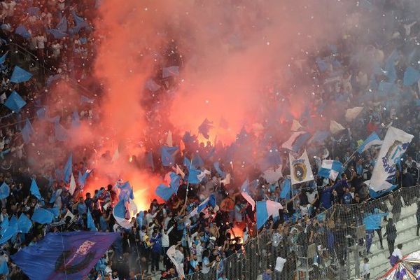 Photo d'avant match le 22 octobre au stade Orange Vélodrome