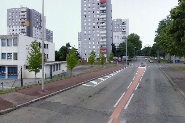 Rue Irène et Frédéric Joliot-Curie à Limoges: lieu de l'agression