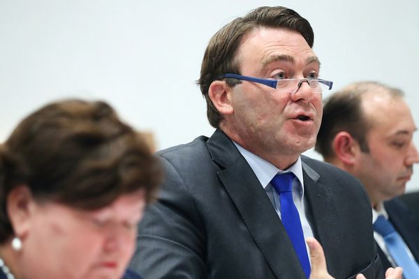 Le ministre belge de l'Agriculture, Denis Ducarme, lors de son audition publique