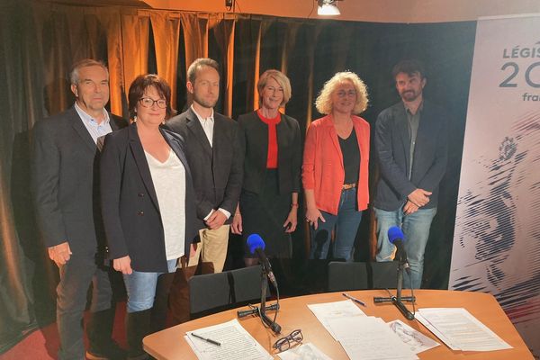 Quatre des onze candidats de la 3e circonscription du Puy-de-Dôme ont débattu mercredi 1er juin sur le plateau de France Bleu et de France 3 Auvergne.