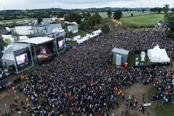 Le site du festival à Saint-Laurent de Cuves