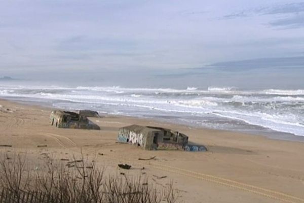 c'est sur la plage centrale de Labenne que la vague a happé la jeune femme.