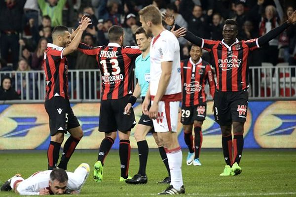 La joie des Aiglons après la victoire