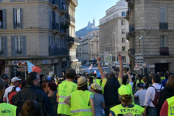 Manifestation des gilets jaunes à Marseille le 23 mars 2019