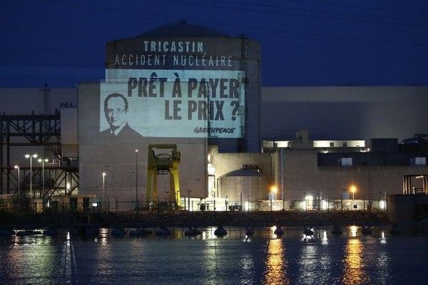 Des militants de Greenpeace ont pénétré dans la centrale de Tricastin ce lundi matin à 5H00.