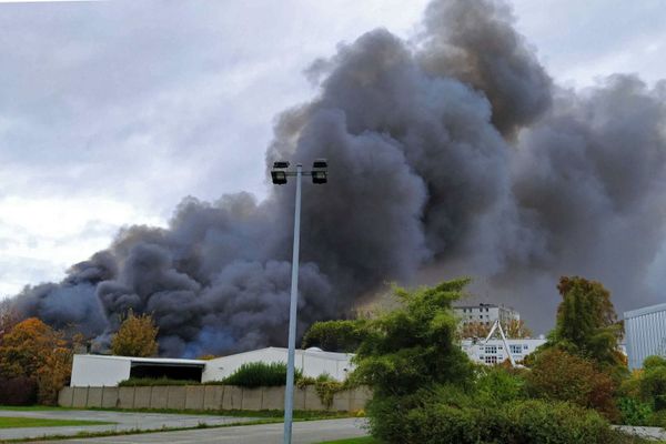 Le Havre - 15h : incendie avenue du 8 mai 1945 au Havre à 15h