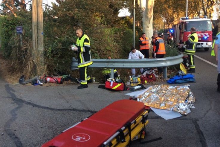 Double Accident De La Route Dans Les Bouches Du Rhone