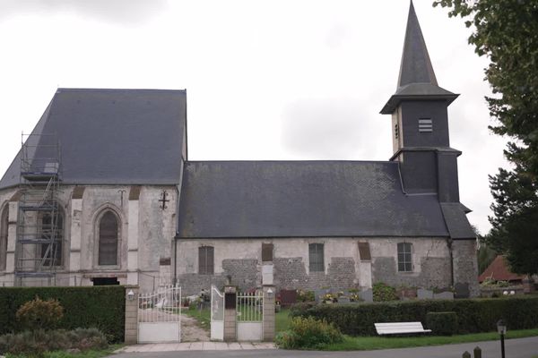 L’église Saint-Jean-Baptiste est en travaux depuis 2023.