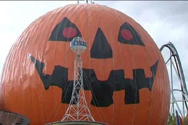 Une citrouille géante à Europa Park