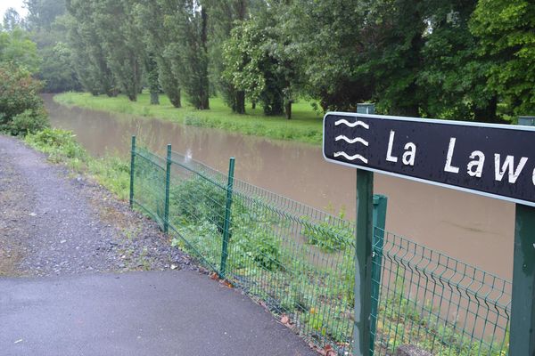 La Lawe est repassée en vigilance jaune ce mardi après-midi.