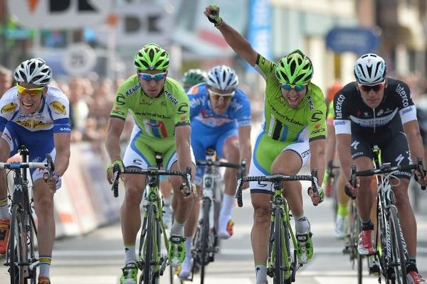 Peter Sagan vainqueur au sprint à Zottegem.