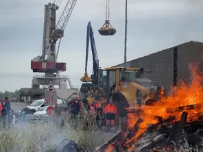 À Bordeaux, la totalité des dockers ont suivi le mouvement ce vendredi 7 juin.