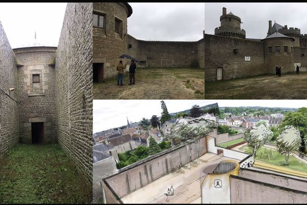 En 2019, l'ancienne cour de promenade des prisonniers du château des Ducs devrait devenir un parc destinée aux familles alençonnaises 
