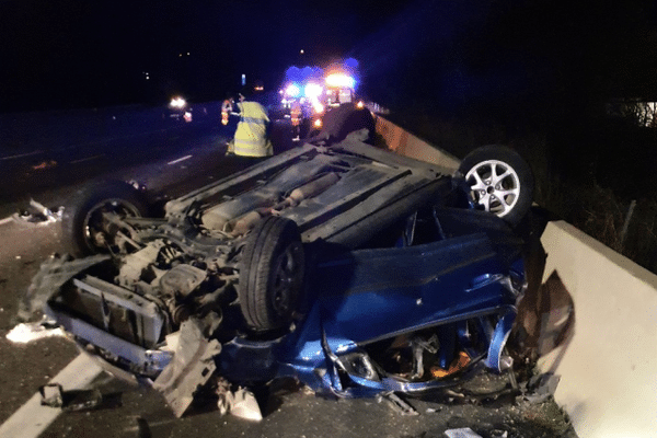 L'accident à eu lieu au niveau du point kilométrique 59 sur l'autoroute A9 en direction de l'Espagne.