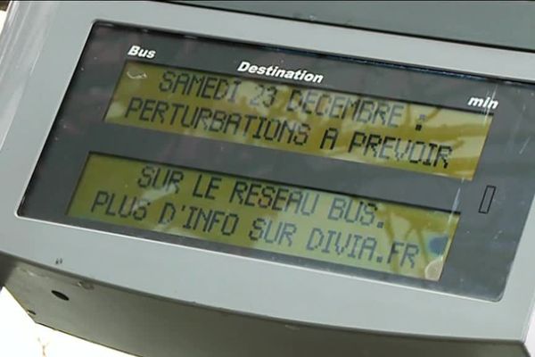 Quelque 60 préavis de grève sont annoncés dans les transports en commun de Dijon à partir du 23 décembre 2017