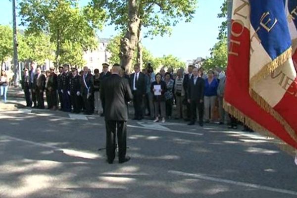 Cérémonies à la mémoire des victimes des crimes racistes et antisémites de l'État français et d'hommage aux « Justes » de France à Limoges ce 16 juillet.