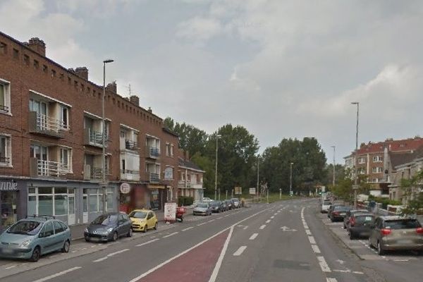 La fusillade a éclaté à ce niveau de l'avenue des bains à Dunkerque (Malo)