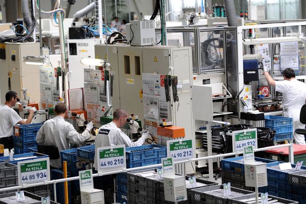 L'usine de l'équipementier automobile Forvia (ex-Faurecia), à Caligny (Orne), où a eu lieu un accident mortel pour un salarié, le 16 avril 2024.