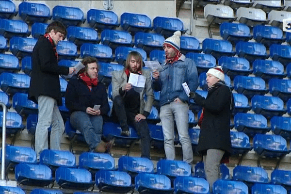 Les initiateurs de la Tribune Rouge du Stade de la Route de Lorient