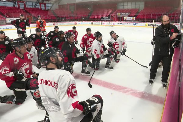 Premier entrainement des Gothiques d'Amiens depuis le retour de Mario Richer