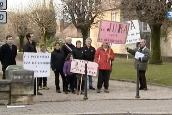 Mobilisation contre le mariage pour tous à Arbois