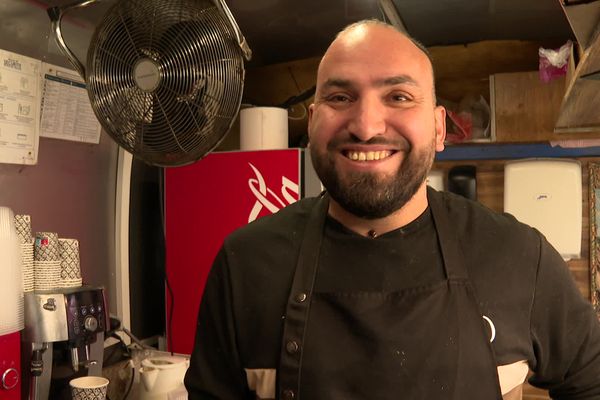 Rawad al-Asaad, restaurateur à Bourges.