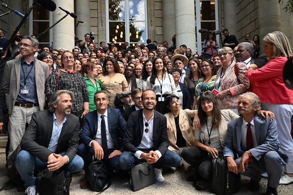 Les membres de la NUPES à l'Assemblée Nationale