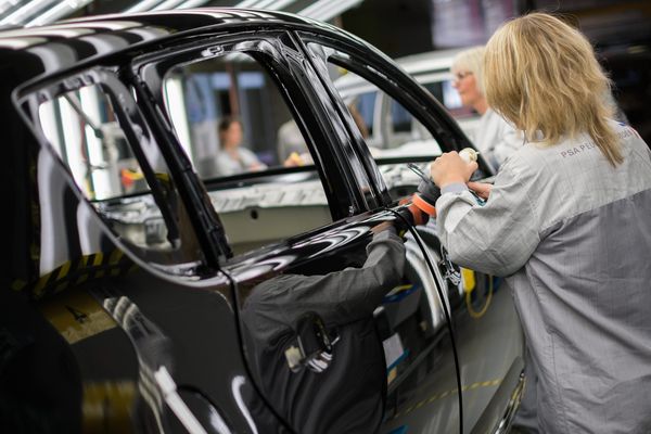 Ligne de montage de la Citroën DS 5