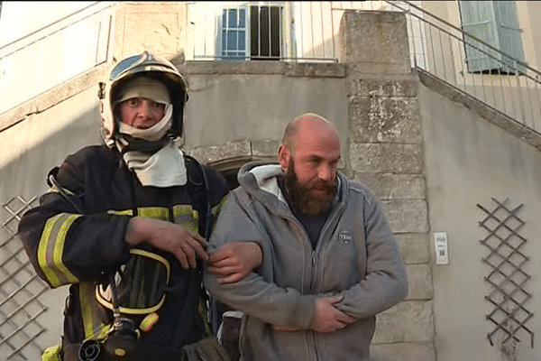 Exercice de sécurité civile au château de Rochemure à Jaujac