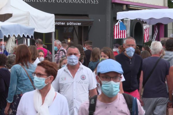 Le port du masque est obligatoire sur les marchés extérieurs de Pornichet