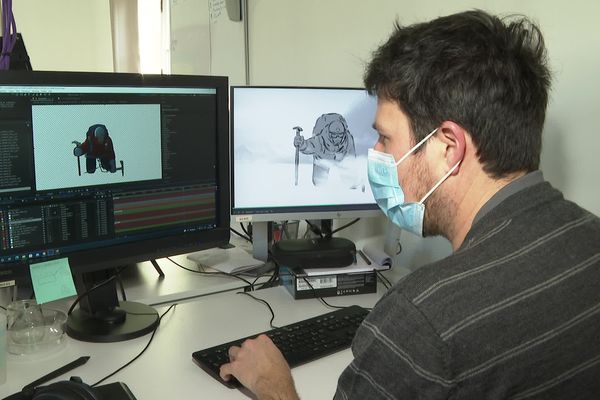 Le studio les astronautes, installé à la cartoucherie de Valence, a travaillé pendant deux ans sur le film.