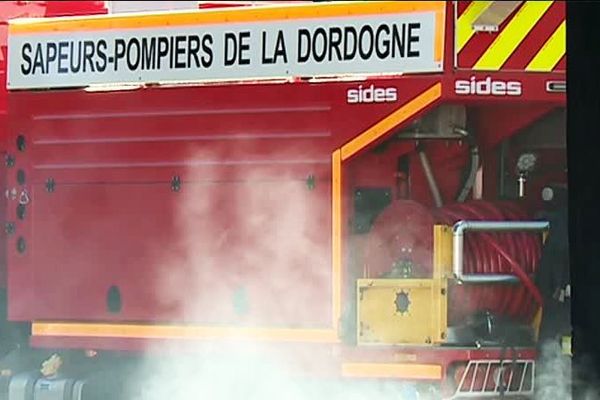 Les pompiers de Dordogne sont intervenus sur le sinistre très rapidement