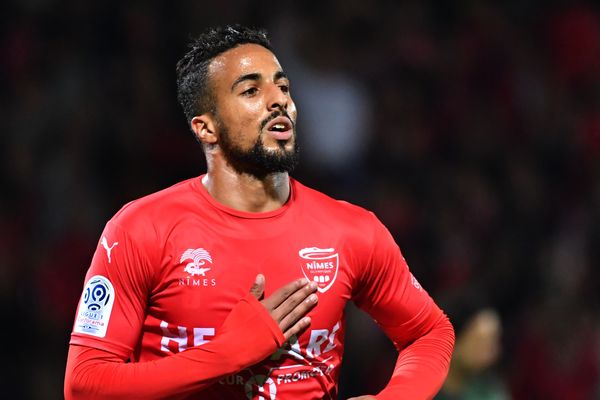 Face à Saint-Etienne, Alioui a égalisé permettant à Nîmes d'obtenir le point du match nul.