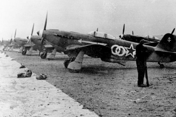 Un chasseur Yak 3 du groupe de chasse Normandie-Niemen