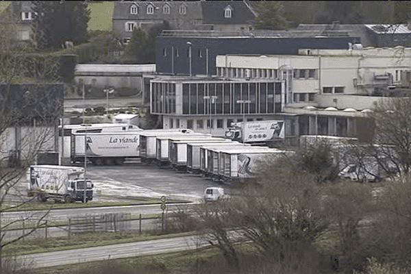 Le site des abattoirs AIM à Sainte-Cécile dans la Manche