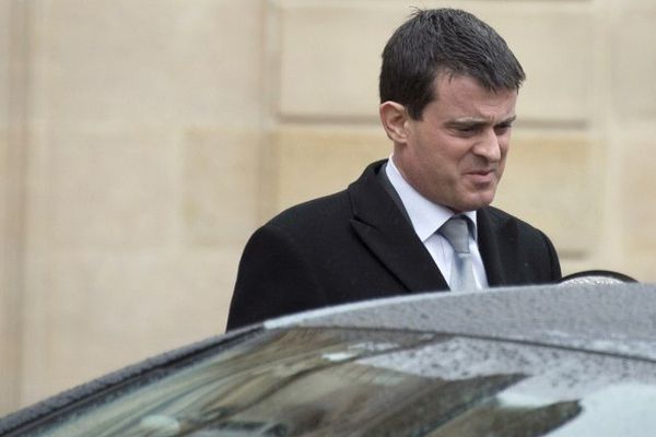  Manuel Valls, Palais de l'Elysée à Paris,  le 29 janvier 2014