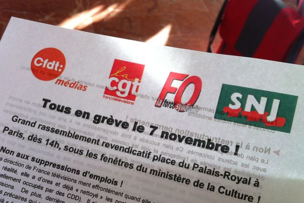 Le tract distribué ce 7 novembre par les syndicats