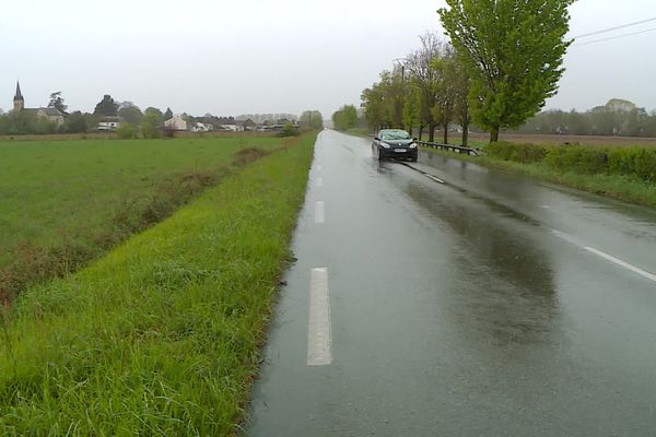 C'est sur la route départementale 23 que l'accident mortel a eu lieu.