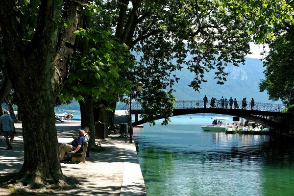 Annecy, le 22 juin 2017, alors que la température extérieure atteignait 34°C.