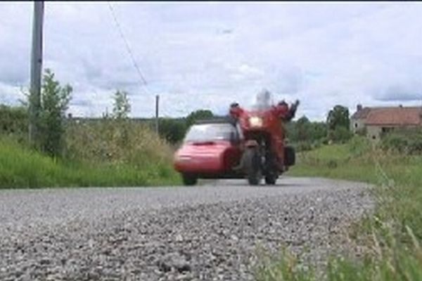 Une centaine d'adeptes étaient présents à Gouzon.