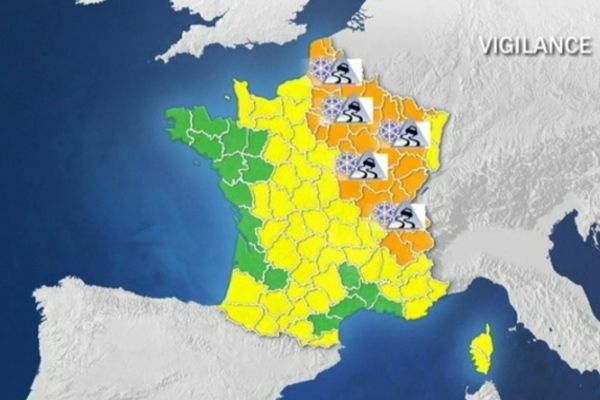 Carte vigilance Meteo France (06/12/2012)