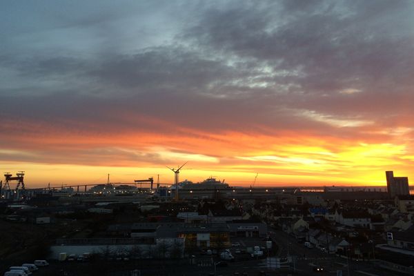 Vue de Saint-Nazaire -  Décembre 2017