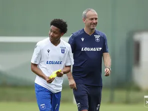 David Carré (à droite) a passé l'essentiel de sa carrière de technicien à l'AJ Auxerre.